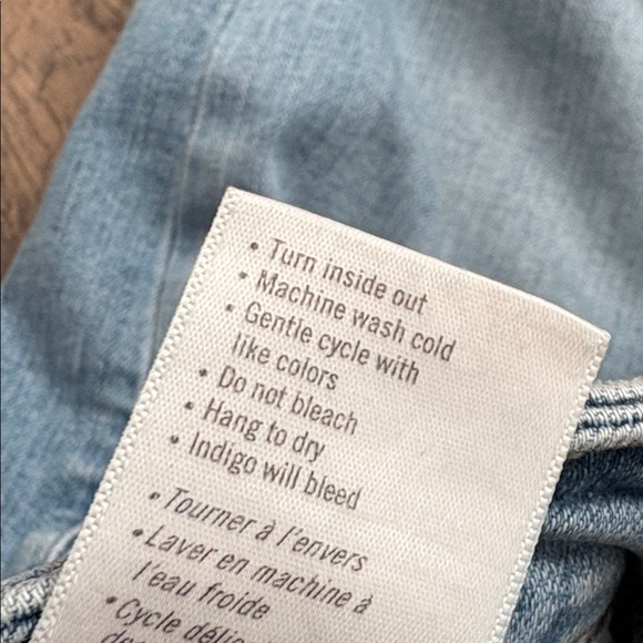 PAIGE Atley Ankle Flare Jean Floretta Destructed Raw Hem Light Size 25 - Picture 9 of 14